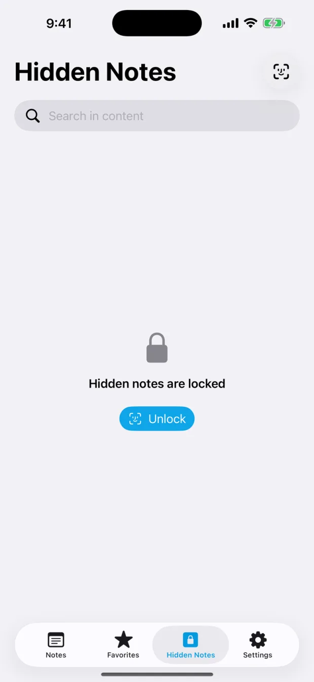 OctiNote Hidden Notes
